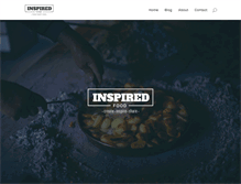 Tablet Screenshot of inspiredfood.net